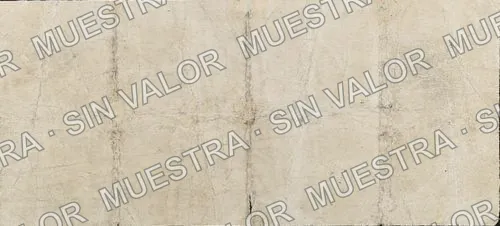 50 centavos, Banco del Centro (M4443), reverso