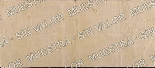 50 centavos, Banco Nacional de México (M4262), reverso