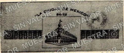 50 centavos, Banco Nacional de México (M4318), reverso