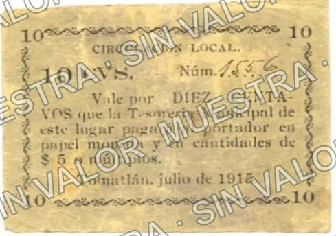 50 centavos, Brigada Bracamontes (M2343), M2343 50c Brigada Bracamontes, anverso