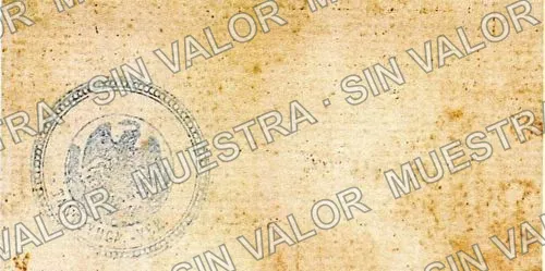 50 centavos, Brigada Peláez (M3956), reverso