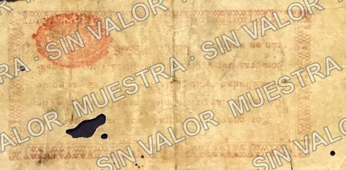 50 centavos, Cámara de Comercio (M3443), M3443c 50c Cámara de Comercio aPgara, reverso
