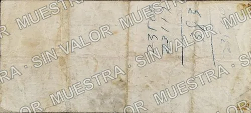 50 centavos, Cámara Nacional de Comercio (M4275), reverso