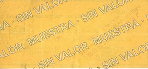 50 centavos, Cámara Nacional de Comercio (M4294), reverso