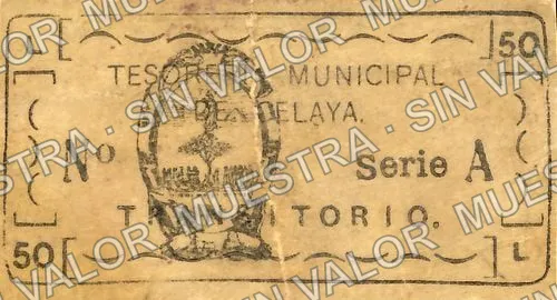 50 centavos, Celaya (M1609), reverso
