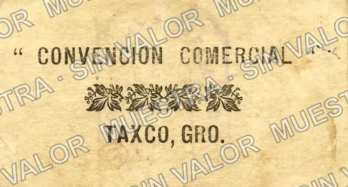 50 centavos, Convención Comercial (M2030), reverso