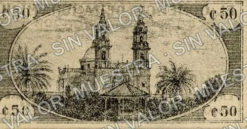 50 centavos, El Comercio de Zamora (M3154), reverso