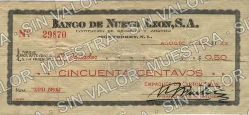 50 centavos, Empaques de Cartón Titan (M4409), M4409 50c Empaques de Cartón Titan, anverso