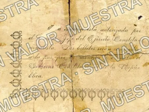 50 centavos, Estado de Durango (M1494), M1494 50c Estado de Durango, reverso
