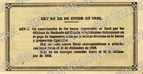 50 centavos, Estado de Zacatecas (M4519), reverso