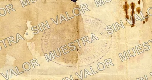 50 centavos, Gobierno Municipal (M3983), reverso