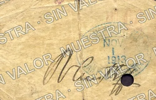 50 centavos, Guillermo Purcell y Cía. Sucs (M1154), reverso (M1154 50c Guillermo Purcell y Cía. Sucs.)
