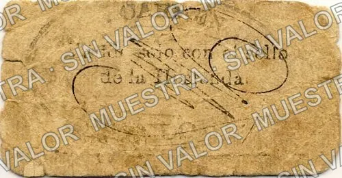 50 centavos, Hacienda El Carmen (M2348), reverso