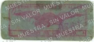 50 centavos, Jefatura de Armas (M1843), reverso