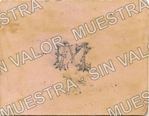 50 centavos, Jefatura Política (M2803), M2803 50c Jefatura Política, reverso
