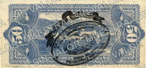 50 centavos, La Fábrica del Tunal used by Brigada Ceniceros (M1453), M1453 50c La Fábrica del Tunal used by Brigada Ceniceros, anverso