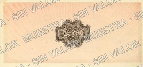50 centavos, Las Dos Estrellas (M3088), M3088b 50c Las Dos Estrellas, reverso