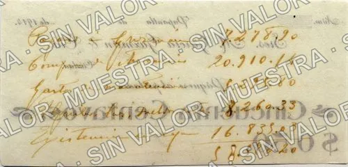50 centavos, M. Garcia Guzmán & Compañía (M4075), reverso
