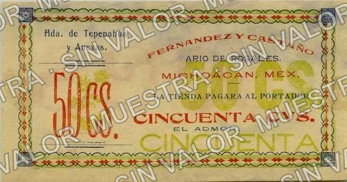 50 centavos (M2963), anverso