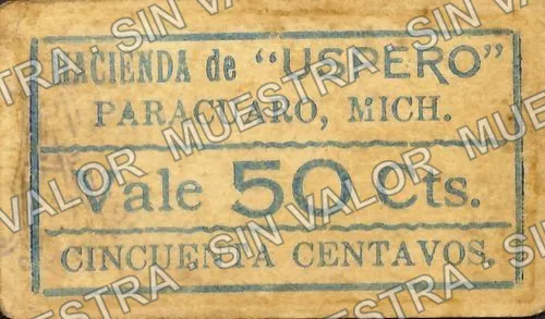 50 centavos (M3026), anverso