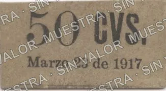 50 centavos (M3645), anverso
