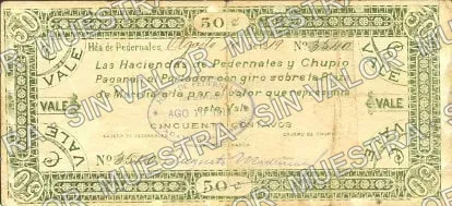 50 centavos (M4387), reverso