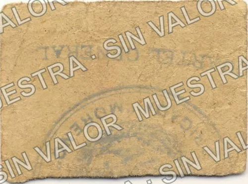 50 centavos, Rafael B. Gómez (M2254), M2254a 50c Rafael B. Gómez, reverso