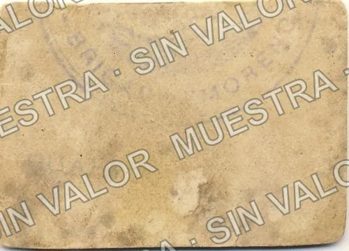 50 centavos, Rafael B. Gómez (M2254), M2254a 50c Rafael B. Gómez, reverso