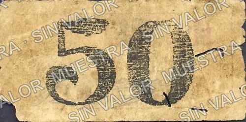 50 centavos, Ramón C. García (M3043), M3043 50c Ramón C. García, reverso