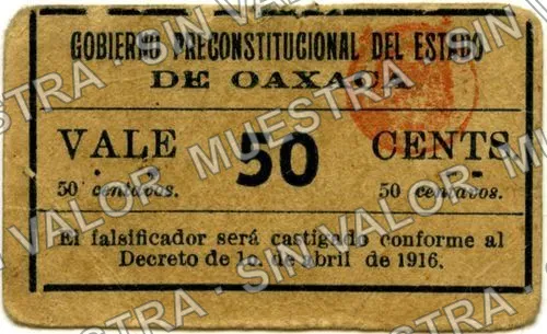 50 centavos, Series A (M3379), M3379 Series A, reverso