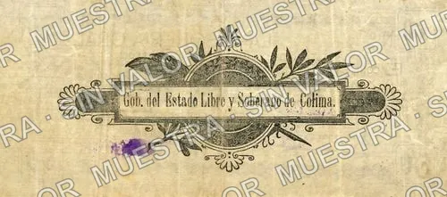 50 centavos, Tesorería General del Estado (M1207), M1207 50c Tesorería General del Estado, reverso