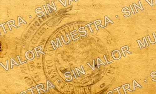 50 centavos, Tesorería Municipal (M2295), M2295 50c Tesorería Municipal, reverso