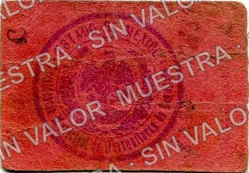 50 centavos, Tesorería Municipal (M2813), anverso