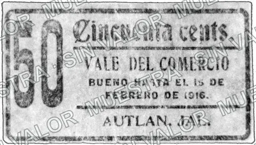 50 centavos, Vale del Comercio (M2413), M2413 50c Vale del Comercio, anverso