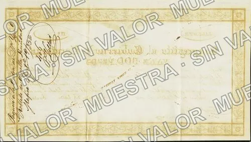 500 pesos, Gobierno de Zacatecas (M45), reverso