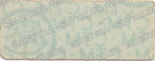 6 centavos, Compañía de Tranvías de México (M1329), M1329a 6c Compañía de Tranvías de México, reverso