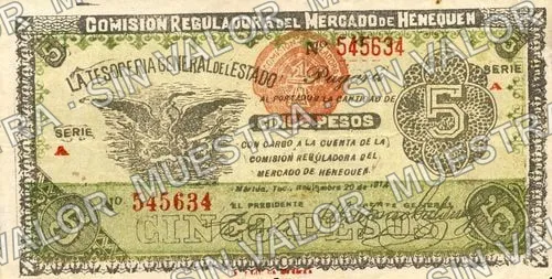 Comisión Reguladora (M4158), anverso