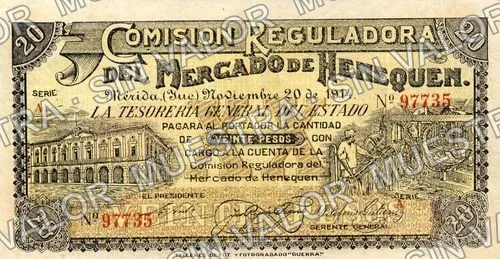 Comisión Reguladora (M4159), M4159e 20c Comisión Reguladora resellado, anverso