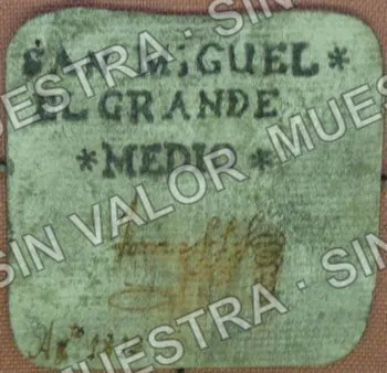 ½r San Miguel el Grande (M32), anverso