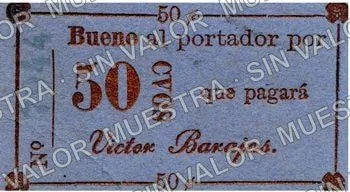 Victor Barajas 1c (M3067), M3067 Victor Barajas 1c, anverso